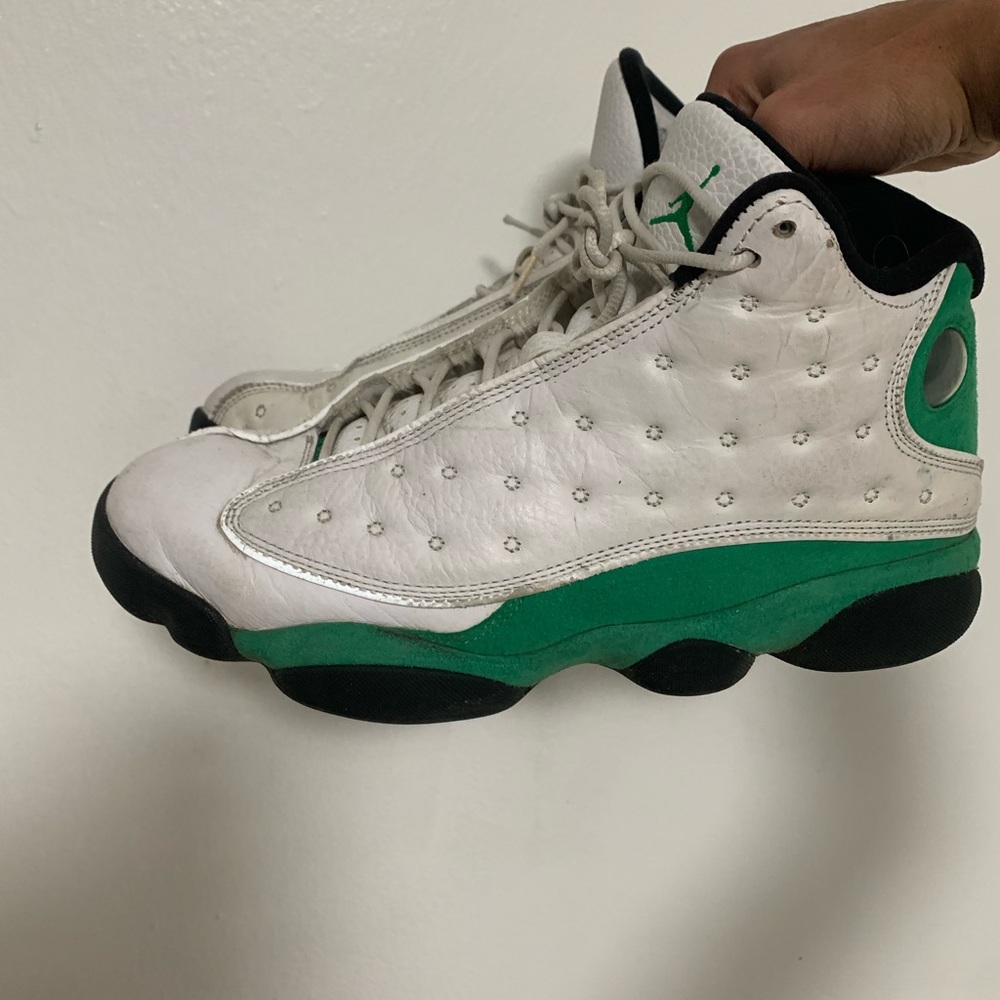 Lucky green jordan 13 used